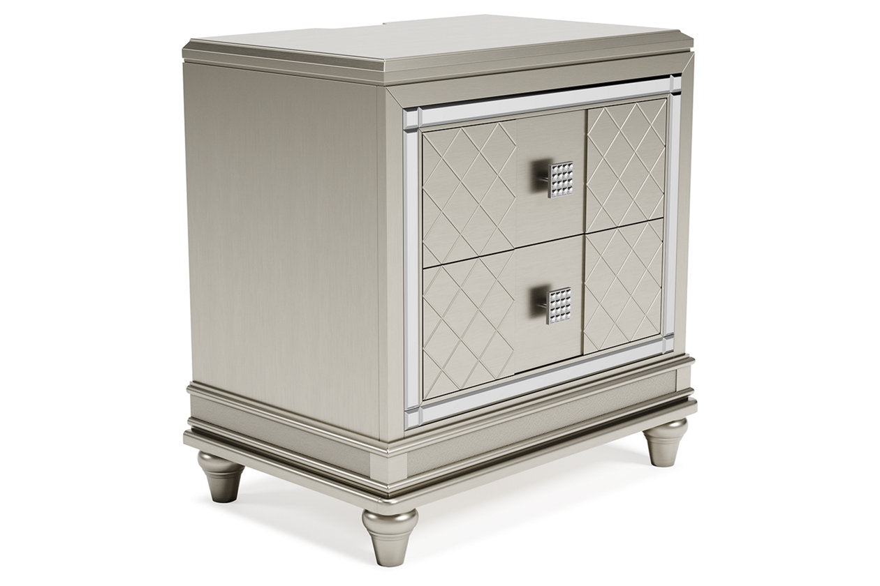 Chevanna Platinum Nightstand - B744-92 - Bien Home Furniture & Electronics