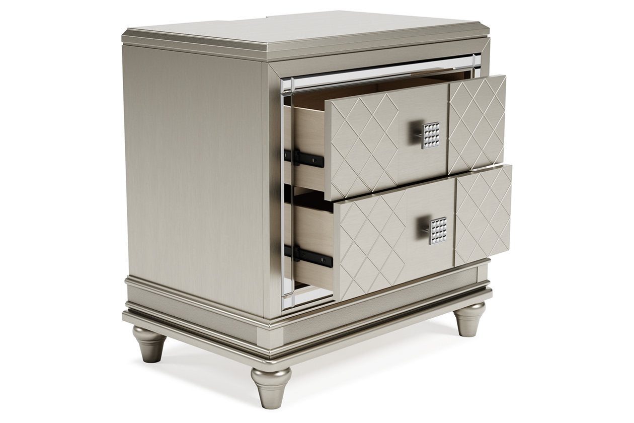 Chevanna Platinum Nightstand - B744-92 - Bien Home Furniture & Electronics