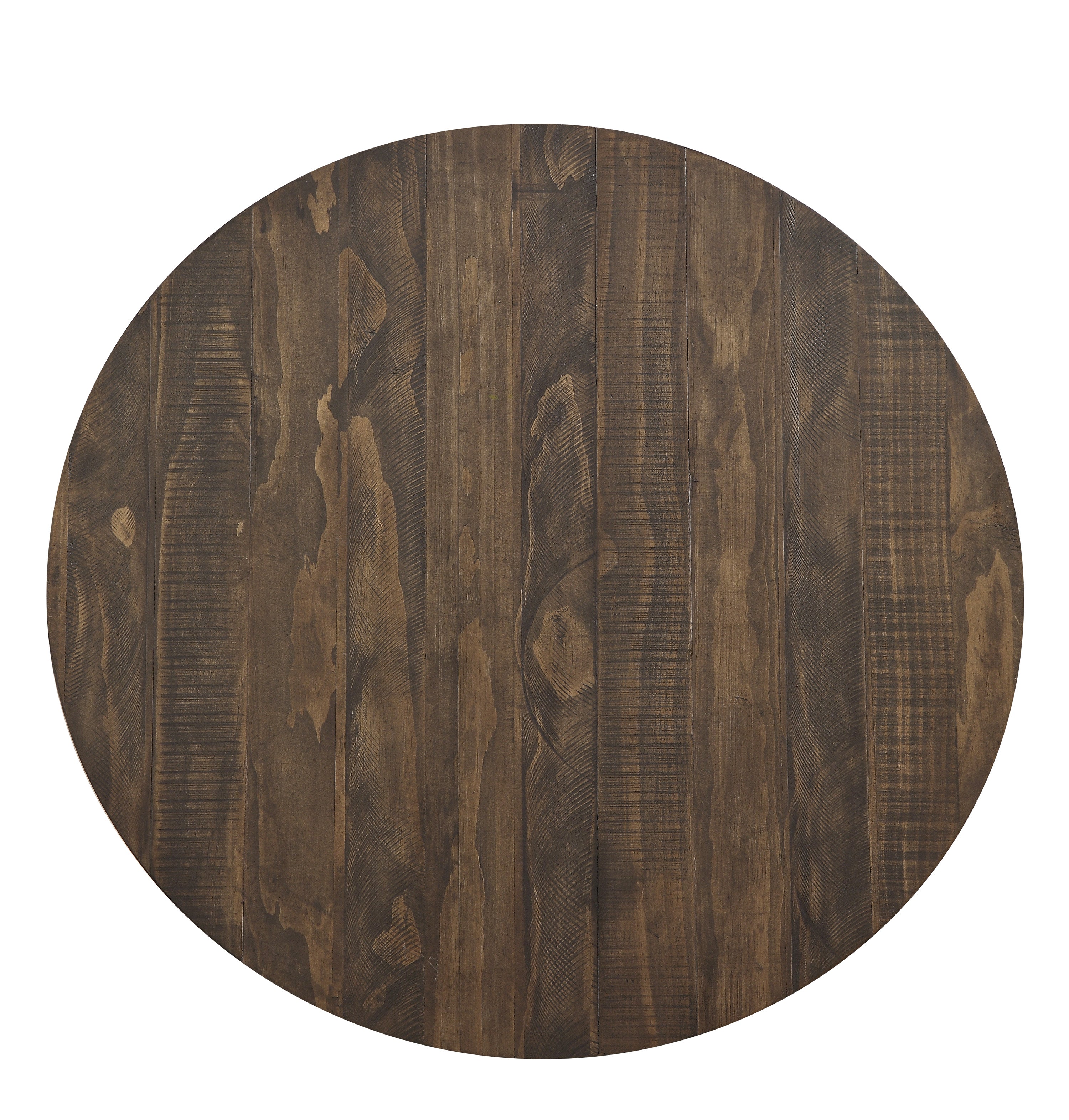 Chevre Brown/Gray Round Counter Height Set - SET | 5607-36RD | 5607-24(2) - Bien Home Furniture & Electronics