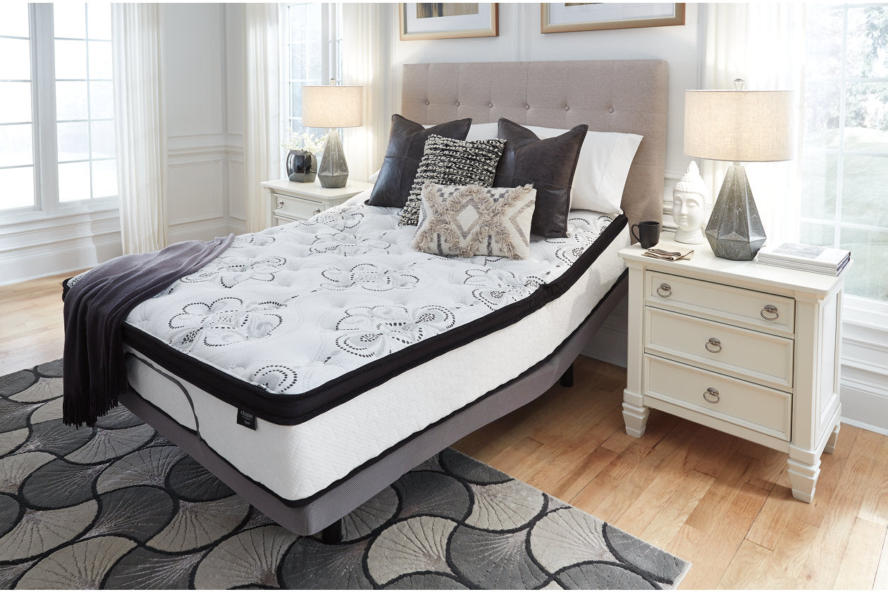 Chime 12 Inch Hybrid White Queen Mattress in a Box - M69731 - Bien Home Furniture &amp; Electronics