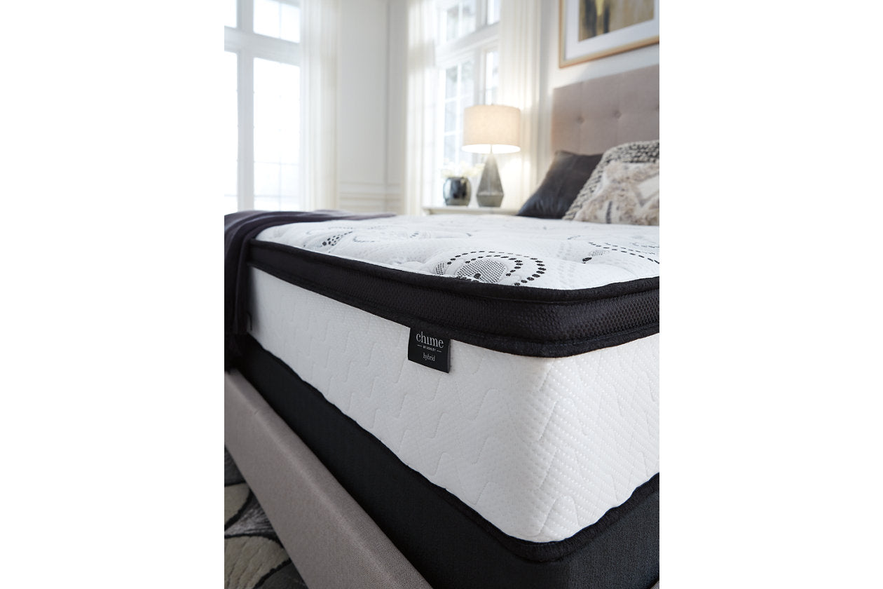 Chime 12 Inch Hybrid White Queen Mattress in a Box - M69731 - Bien Home Furniture & Electronics