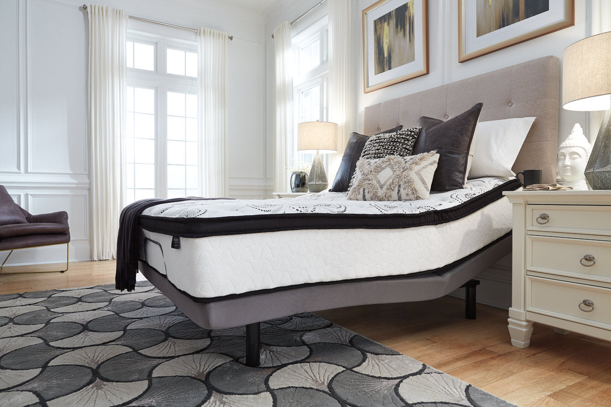 Chime 12 Inch Hybrid White Queen Mattress in a Box - M69731 - Bien Home Furniture &amp; Electronics