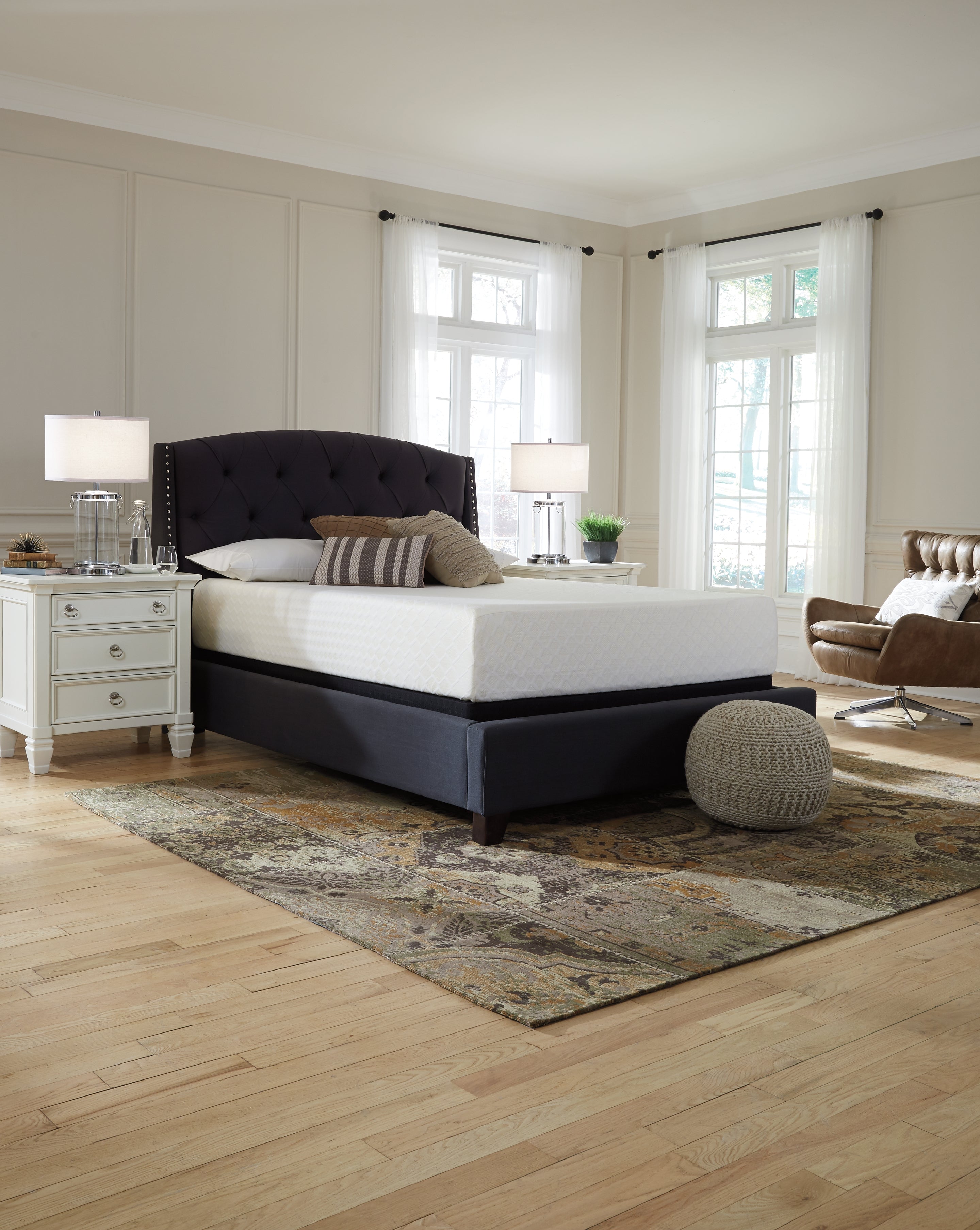 Chime 12 Inch Memory Foam White California King Mattress in a Box - M72751 - Bien Home Furniture & Electronics