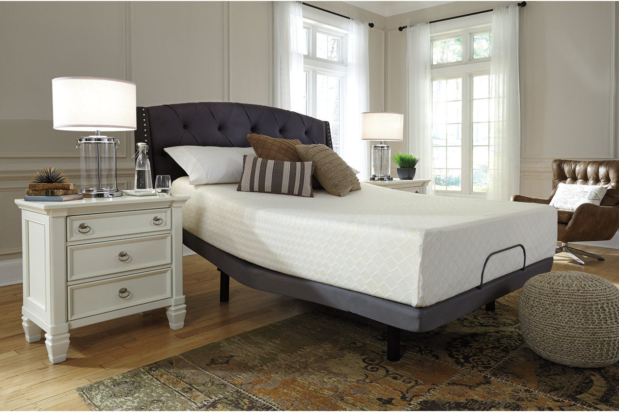 Chime 12 Inch Memory Foam White King Mattress in a Box - M72741 - Bien Home Furniture & Electronics