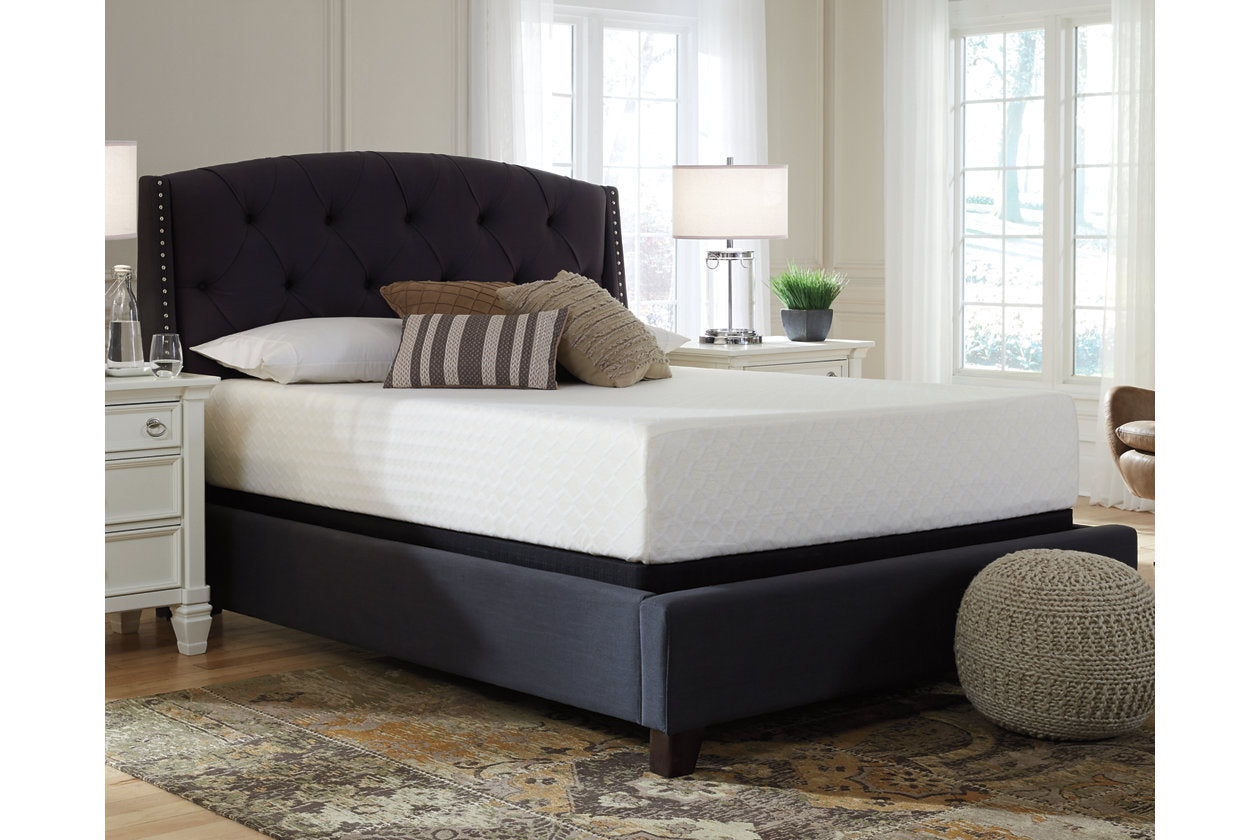 Chime 12 Inch Memory Foam White King Mattress in a Box - M72741 - Bien Home Furniture & Electronics