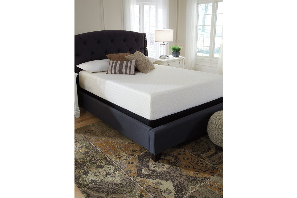 Chime 12 Inch Memory Foam White Queen Mattress in a Box - M72731 - Bien Home Furniture &amp; Electronics