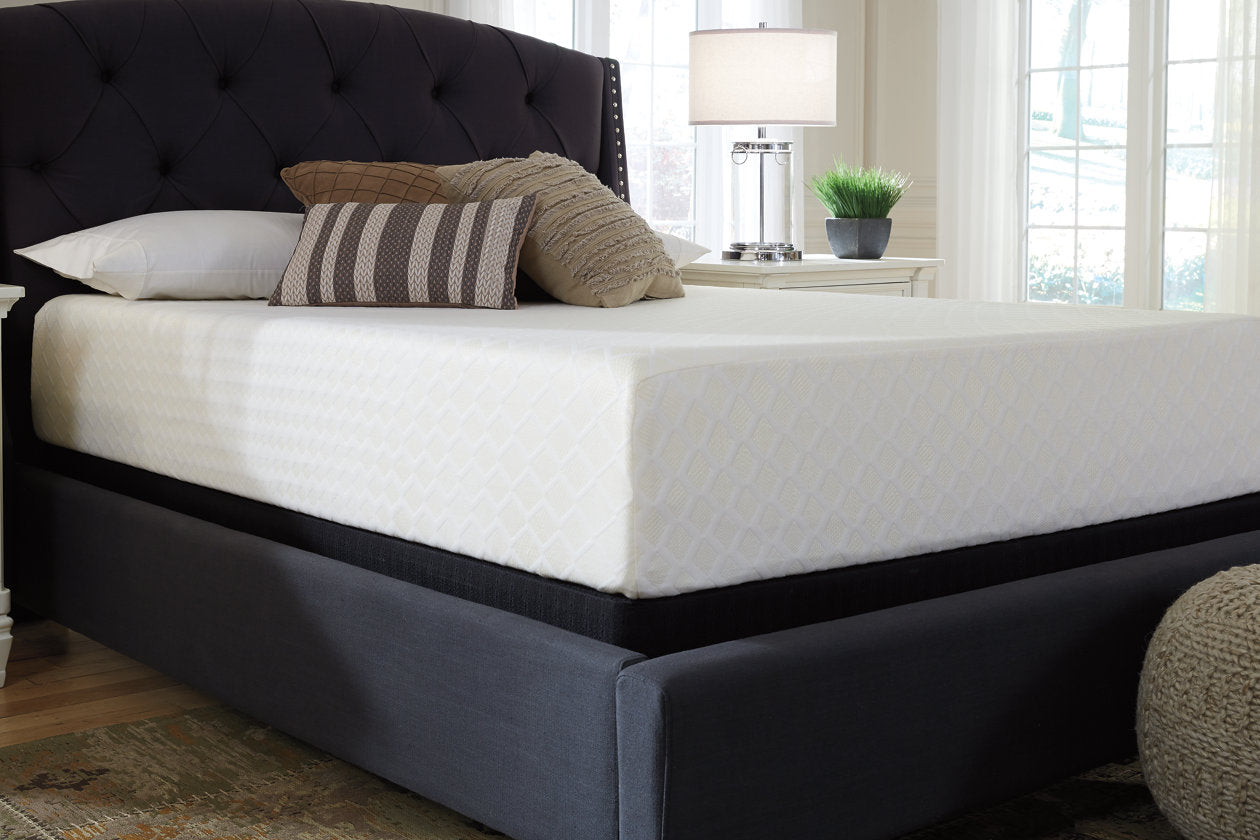 Chime 12 Inch Memory Foam White Queen Mattress in a Box - M72731 - Bien Home Furniture &amp; Electronics