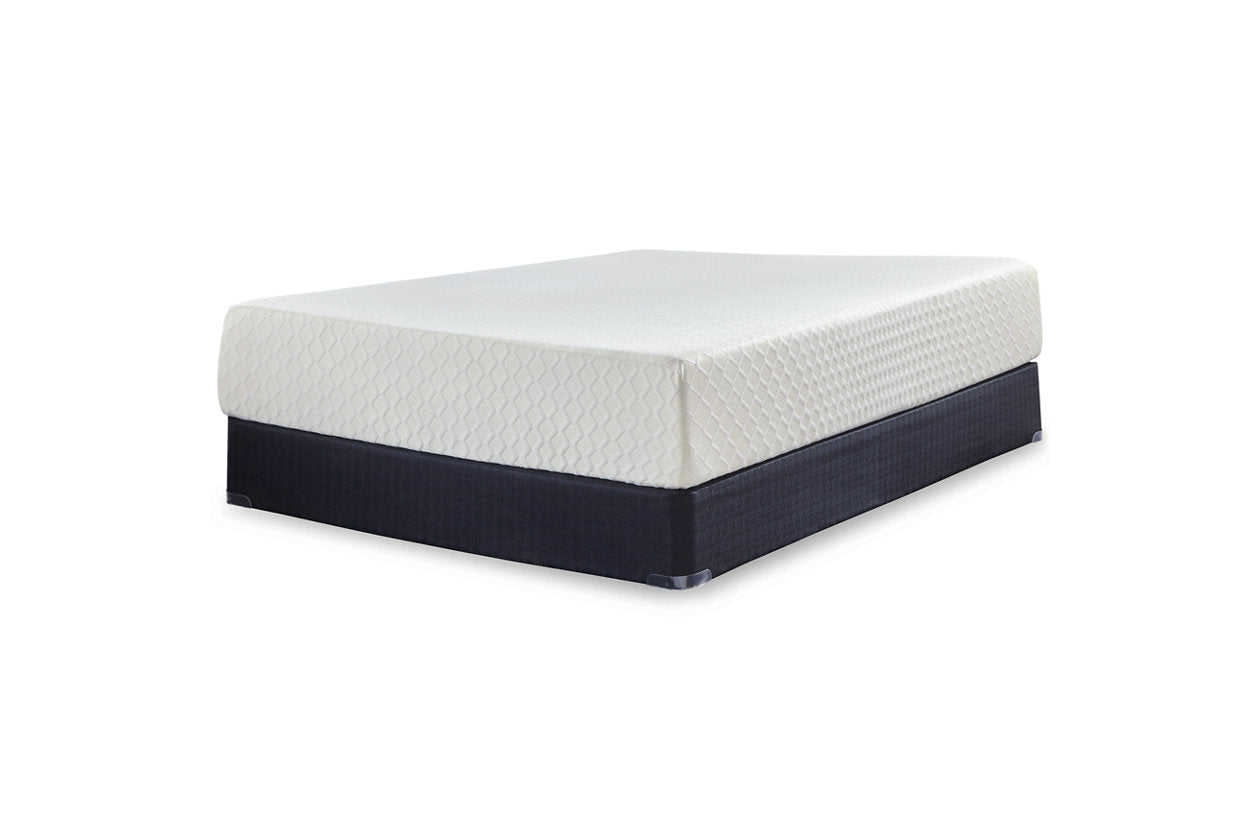 Chime 12 Inch Memory Foam White Queen Mattress in a Box - M72731 - Bien Home Furniture &amp; Electronics