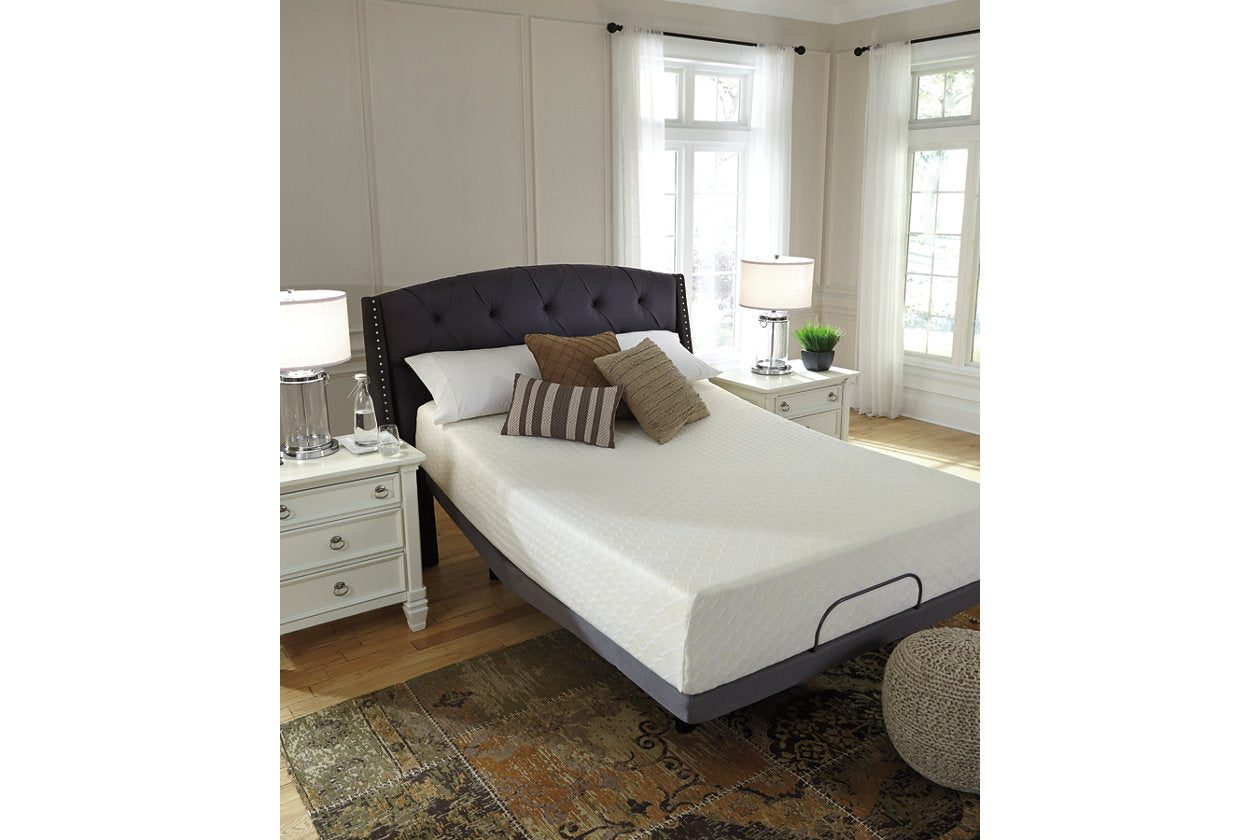 Chime 12 Inch Memory Foam White Queen Mattress in a Box - M72731 - Bien Home Furniture &amp; Electronics