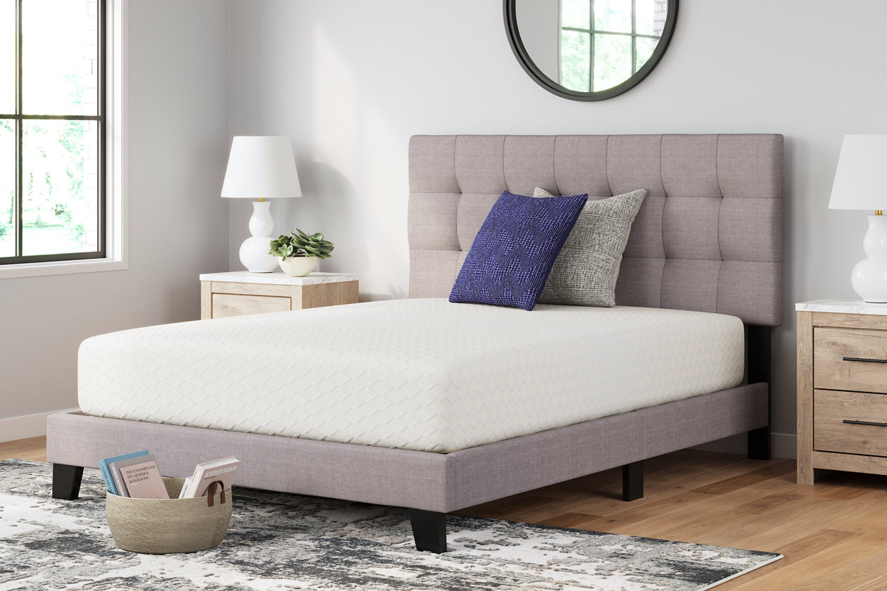 Chime 12 Inch Memory Foam White Queen Mattress in a Box - M72731 - Bien Home Furniture &amp; Electronics