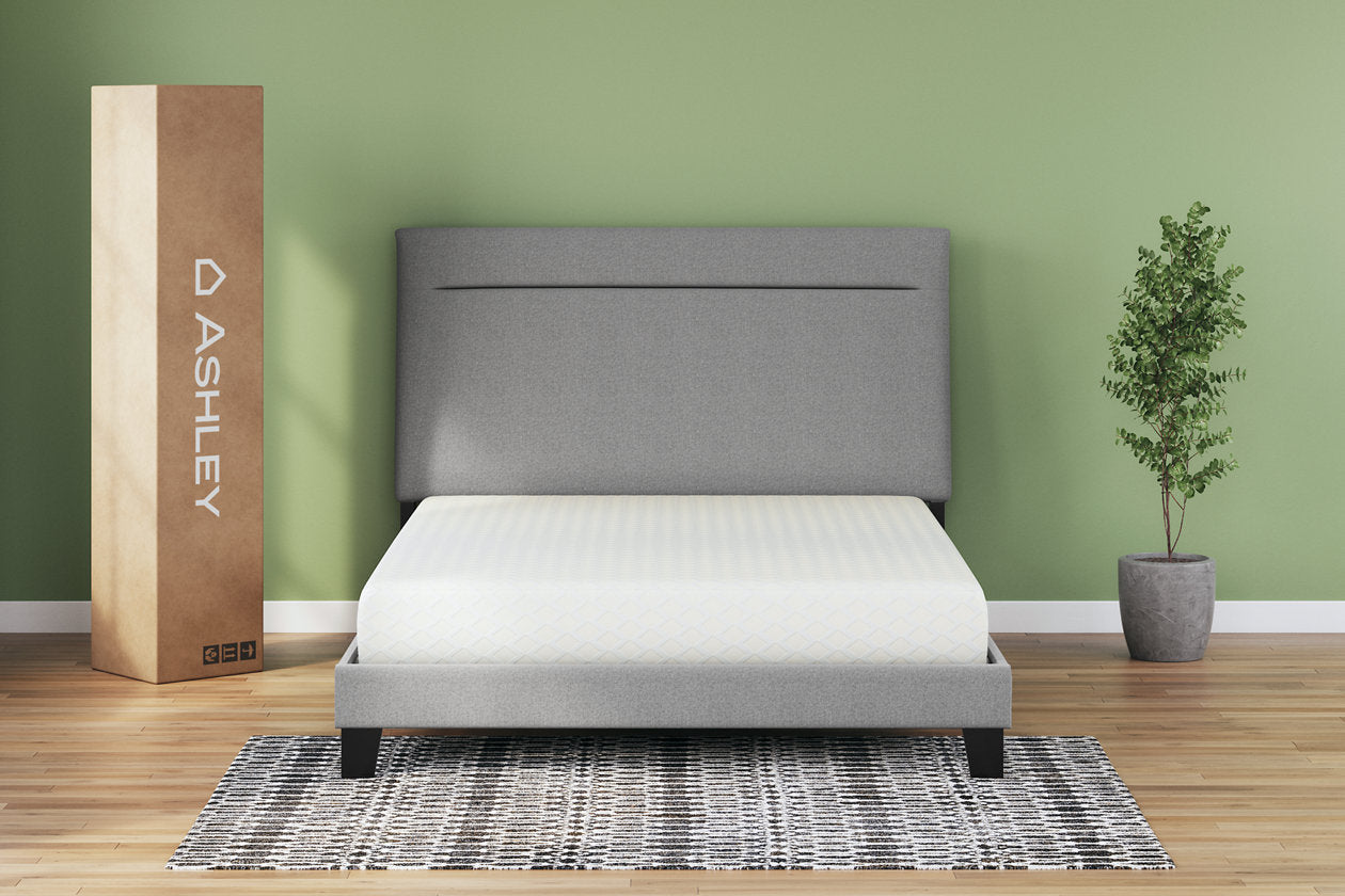 Chime 8 Inch Memory Foam White Full Mattress in a Box - M72621 - Bien Home Furniture &amp; Electronics