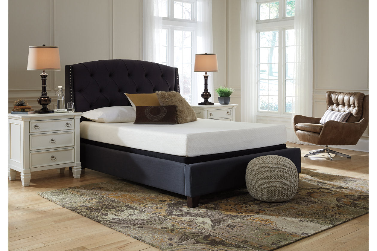 Chime 8 Inch Memory Foam White Queen Mattress in a Box - M72631 - Bien Home Furniture & Electronics