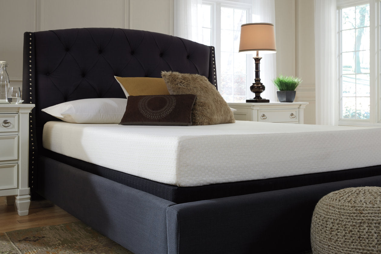 Chime 8 Inch Memory Foam White Queen Mattress in a Box - M72631 - Bien Home Furniture & Electronics