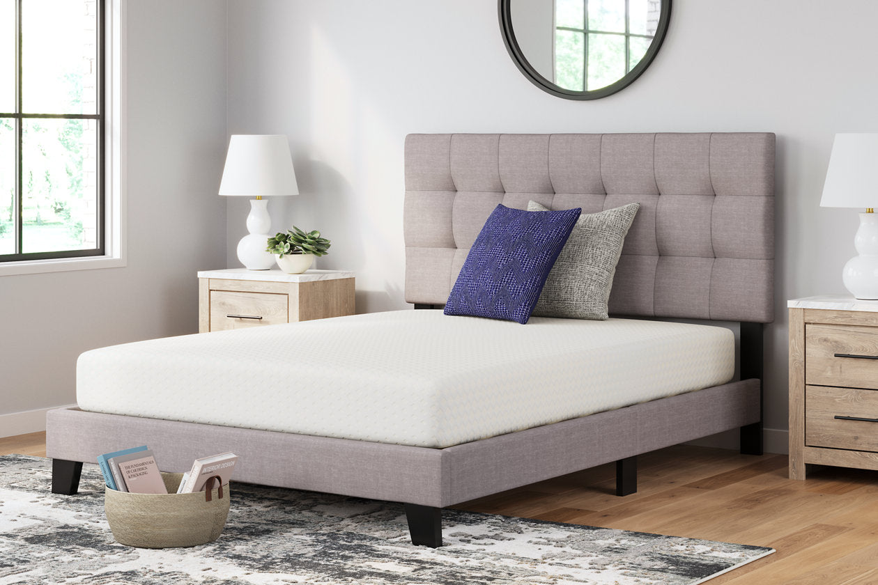 Chime 8 Inch Memory Foam White Queen Mattress in a Box - M72631 - Bien Home Furniture &amp; Electronics