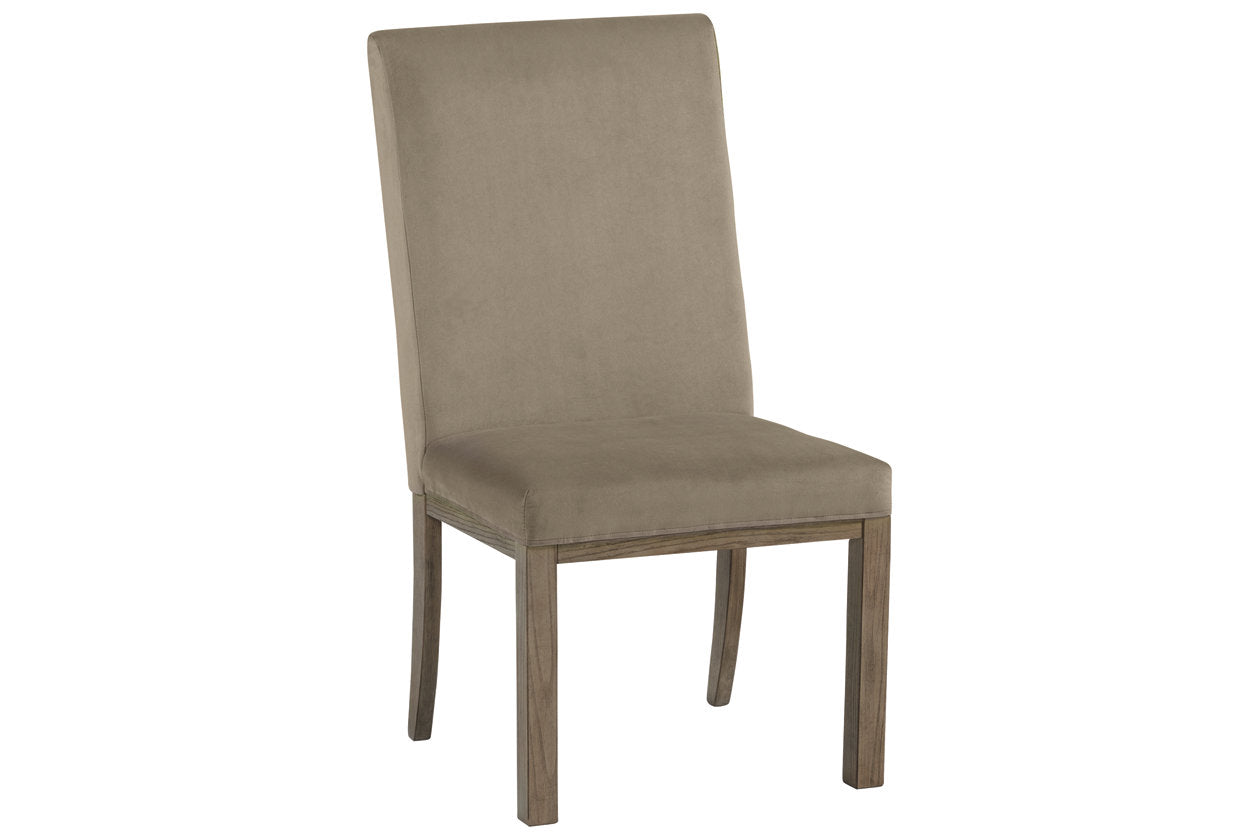 Chrestner Gray/Brown Dining Chair, Set of 2 - D983-01 - Bien Home Furniture & Electronics