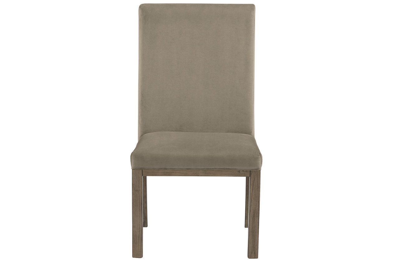 Chrestner Gray/Brown Dining Chair, Set of 2 - D983-01 - Bien Home Furniture & Electronics