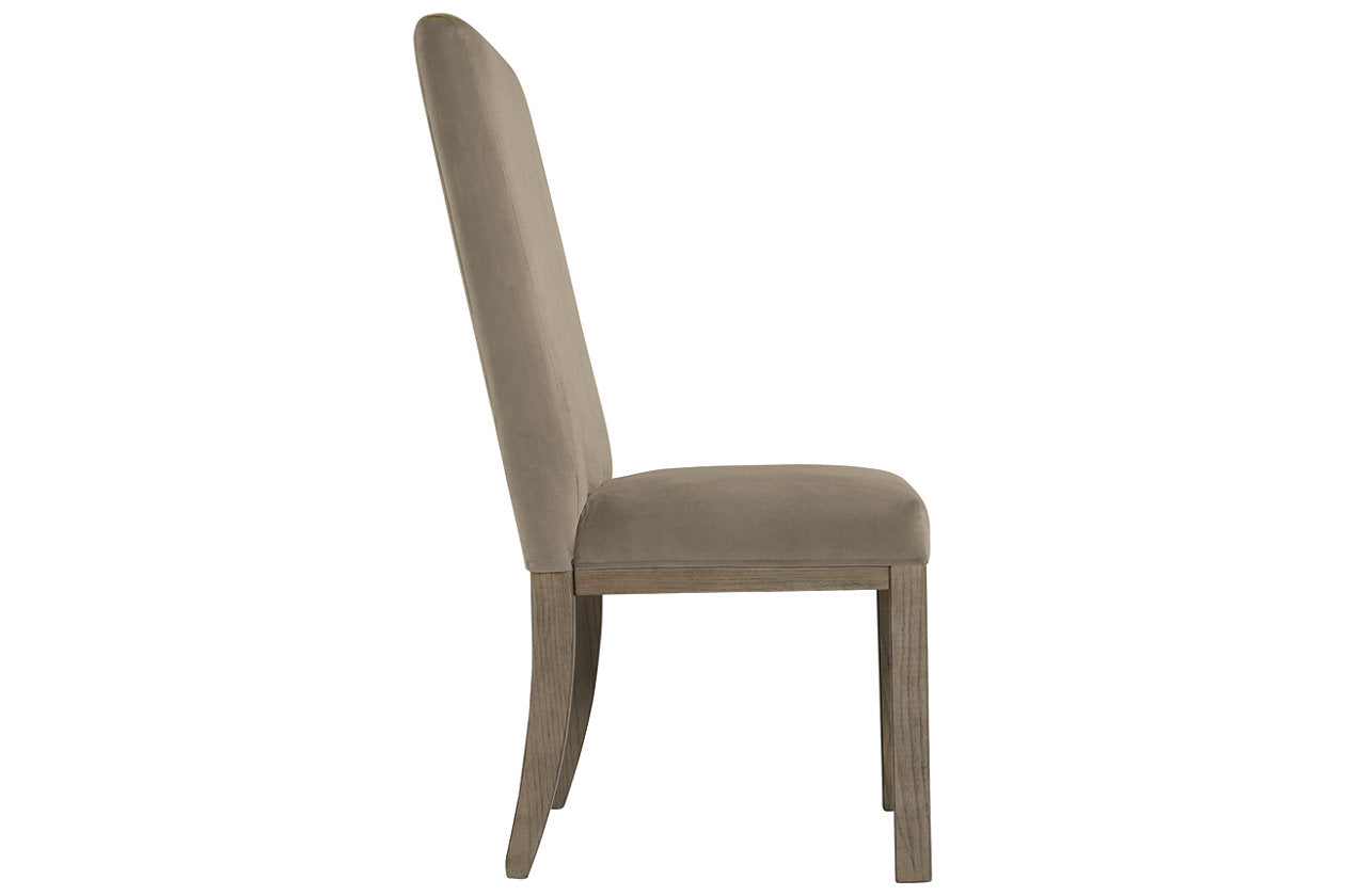 Chrestner Gray/Brown Dining Chair, Set of 2 - D983-01 - Bien Home Furniture & Electronics