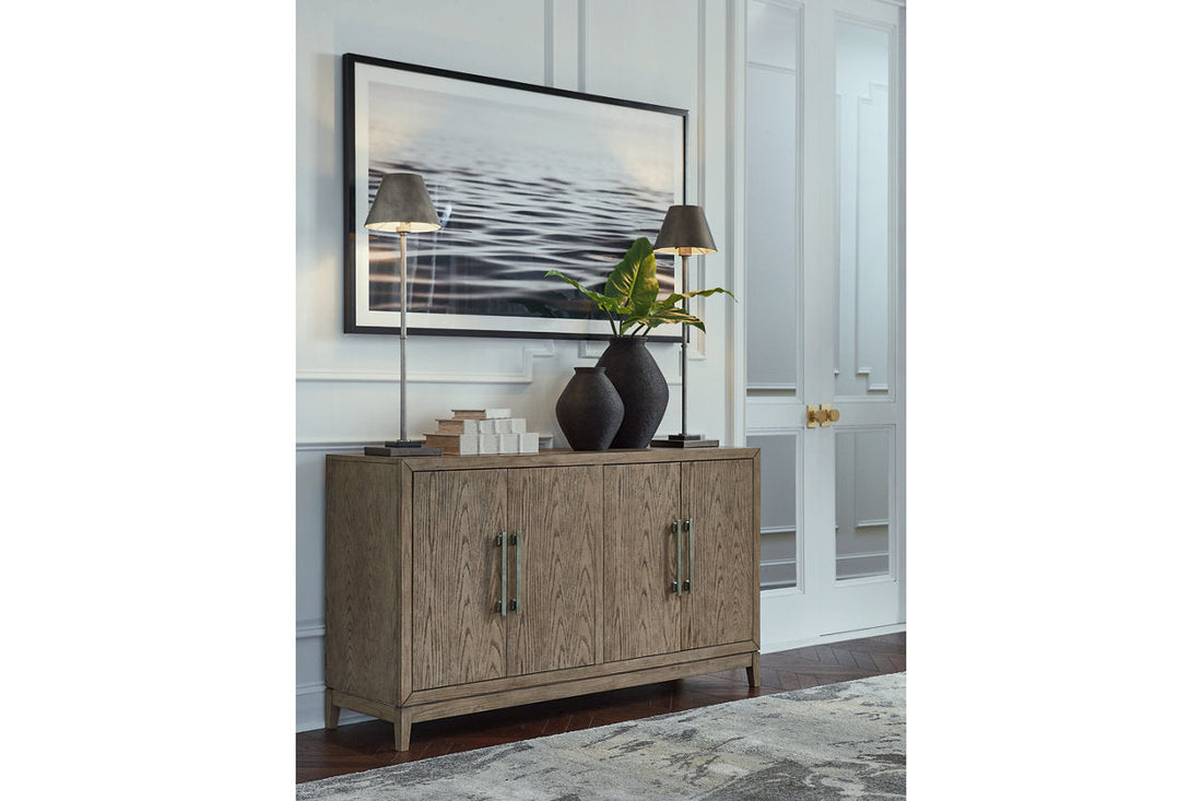 Chrestner Gray Dining Server - D983-60 - Bien Home Furniture & Electronics