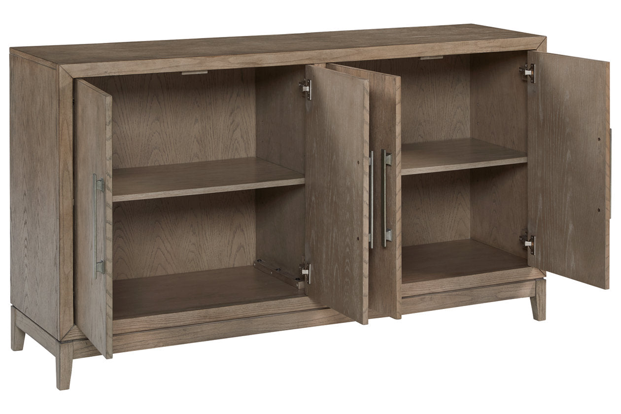 Chrestner Gray Dining Server - D983-60 - Bien Home Furniture & Electronics