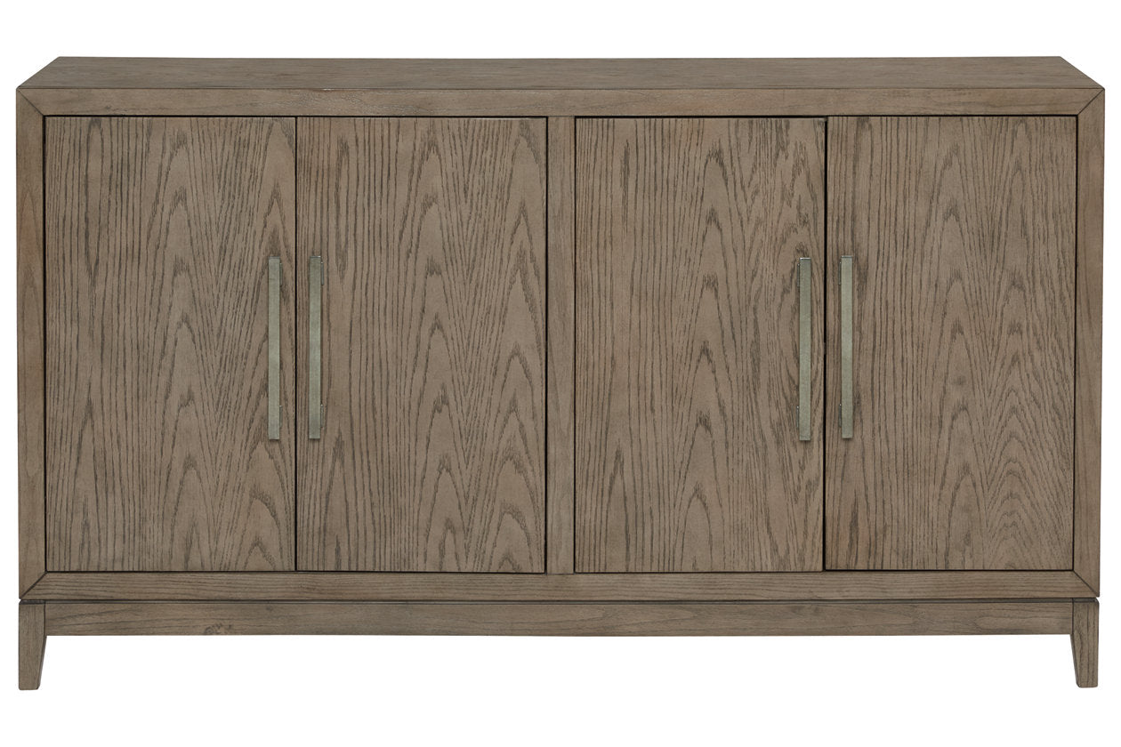 Chrestner Gray Dining Server - D983-60 - Bien Home Furniture & Electronics