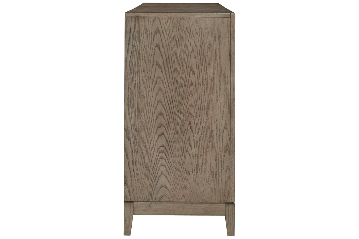 Chrestner Gray Dining Server - D983-60 - Bien Home Furniture & Electronics