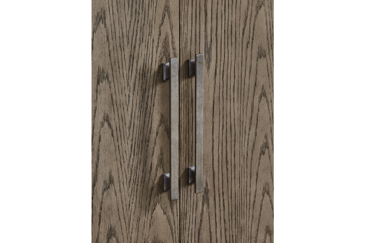 Chrestner Gray Dining Server - D983-60 - Bien Home Furniture & Electronics