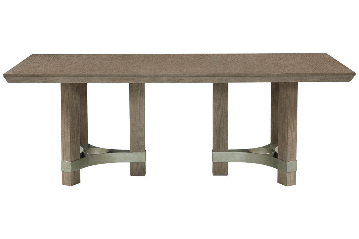 Chrestner Gray Dining Table - D983-25 - Bien Home Furniture & Electronics