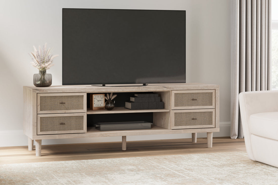 Cielden Two-tone 62" TV Stand - W1199-68 - Bien Home Furniture & Electronics