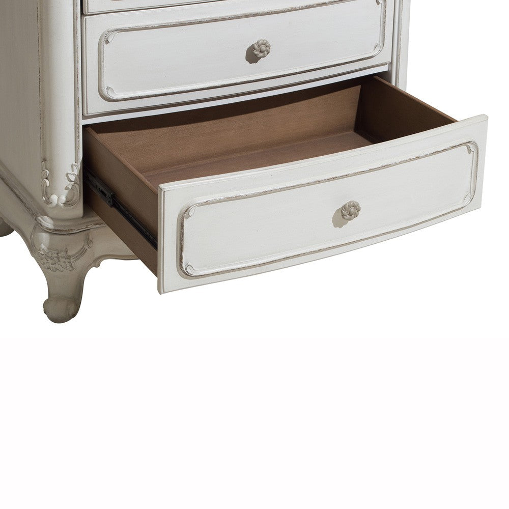 Cinderella Antique White Chest - 1386NW-9 - Bien Home Furniture & Electronics