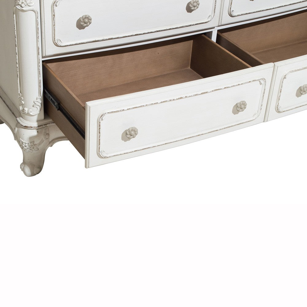 Cinderella Antique White Dresser - 1386NW-5 - Bien Home Furniture & Electronics