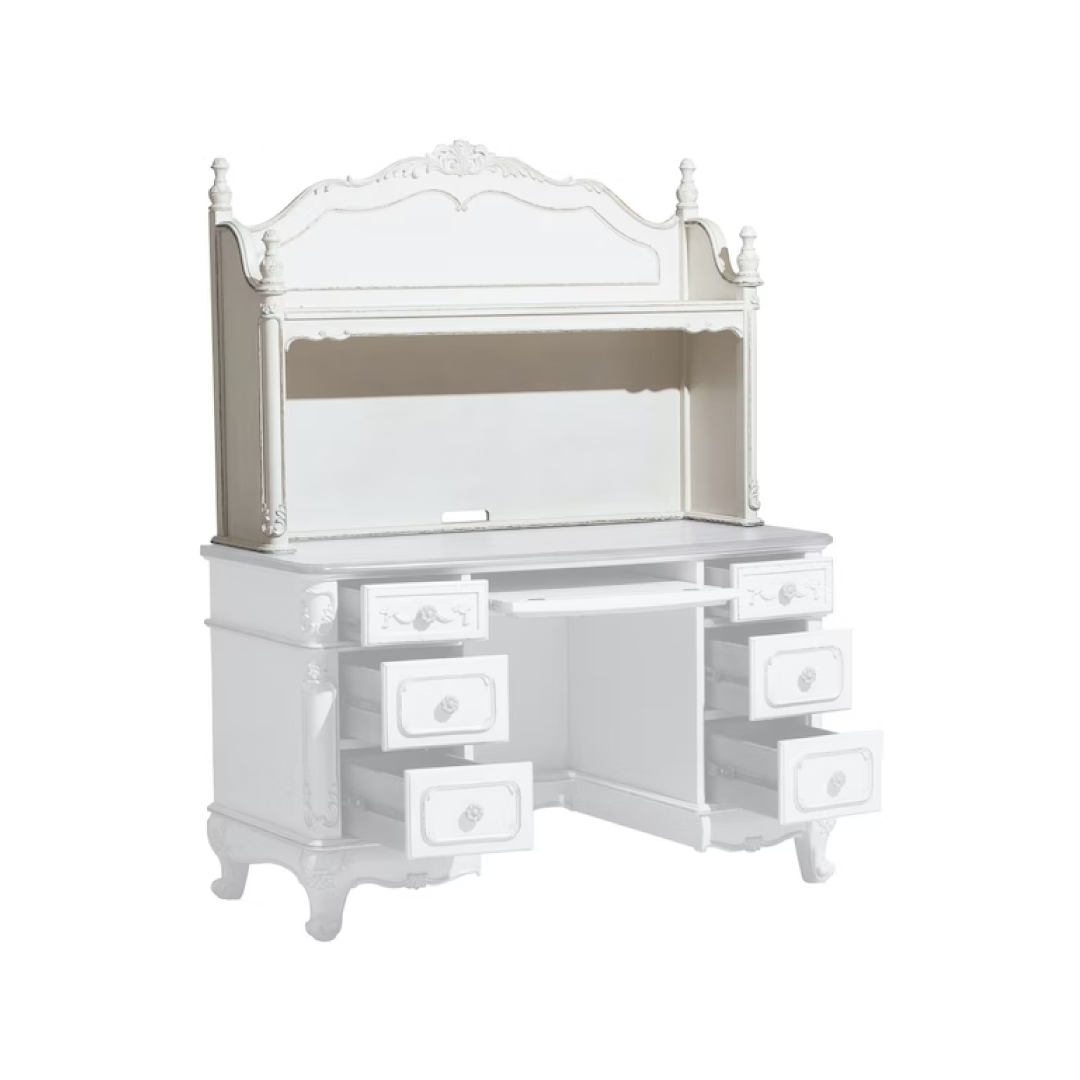 Cinderella Antique White Writing Desk - 1386NW-11 - Bien Home Furniture & Electronics