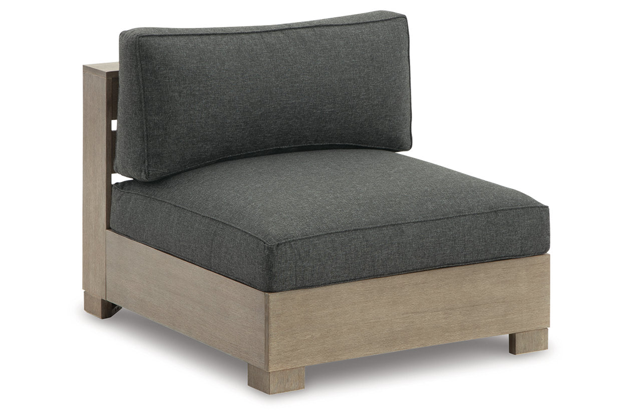 CITRINE PARK Brown Armless Chair with Cushion - P660-846 - Bien Home Furniture & Electronics