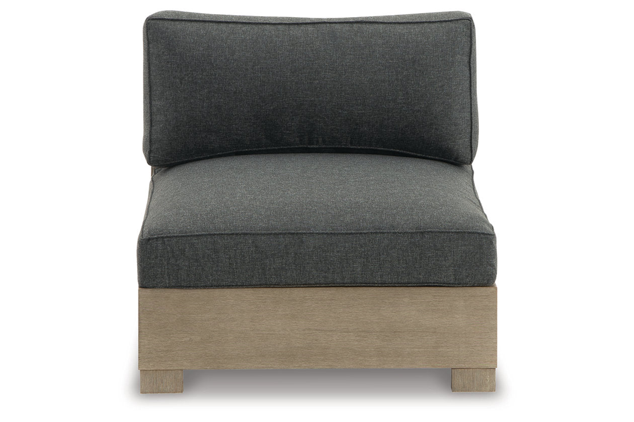CITRINE PARK Brown Armless Chair with Cushion - P660-846 - Bien Home Furniture & Electronics