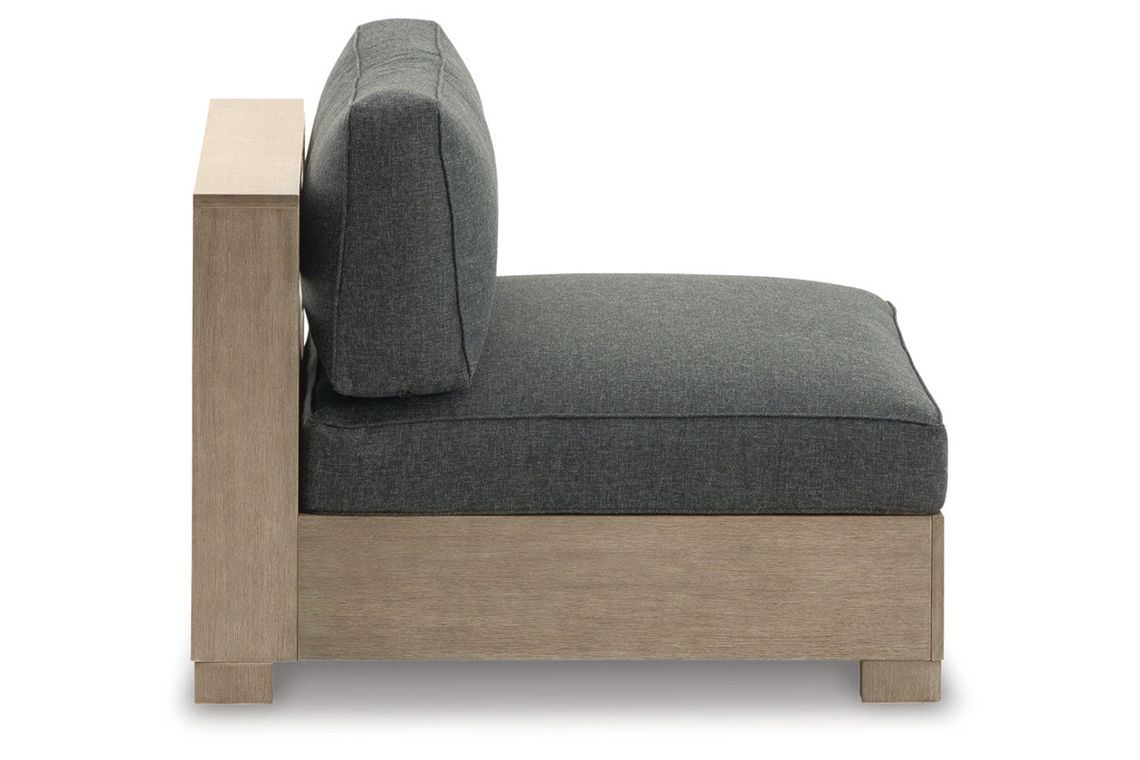 CITRINE PARK Brown Armless Chair with Cushion - P660-846 - Bien Home Furniture & Electronics