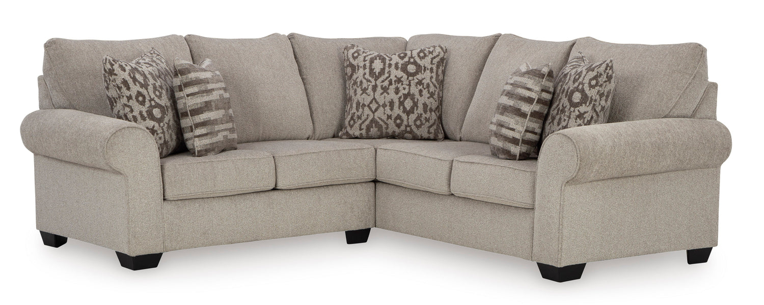 Claireah Umber 2-Piece RAF Sectional - SET | 9060349 | 9060355 - Bien Home Furniture & Electronics