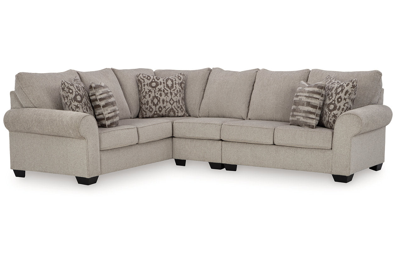 Claireah Umber 3-Piece LAF Sectional - SET | 9060348 | 9060356 | 9060346 - Bien Home Furniture & Electronics