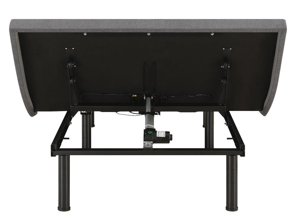 Clara Gray/Black Twin XL Adjustable Bed Base - 350131TL - Bien Home Furniture & Electronics