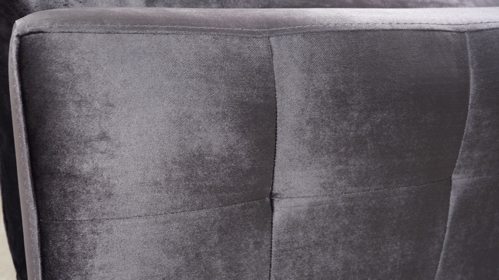 Clara Gray Velvet Sofa & Loveseat - CLARAGRAY-SL - Bien Home Furniture & Electronics