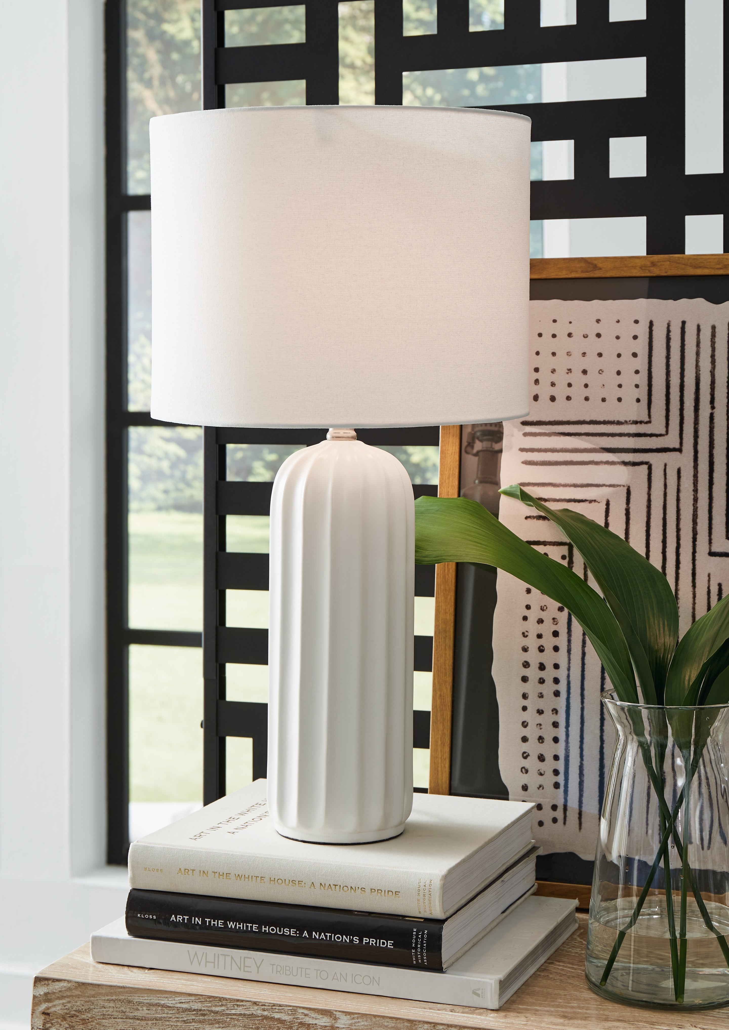 Clarkland White Table Lamp, Set of 2 - L177974 - Bien Home Furniture & Electronics