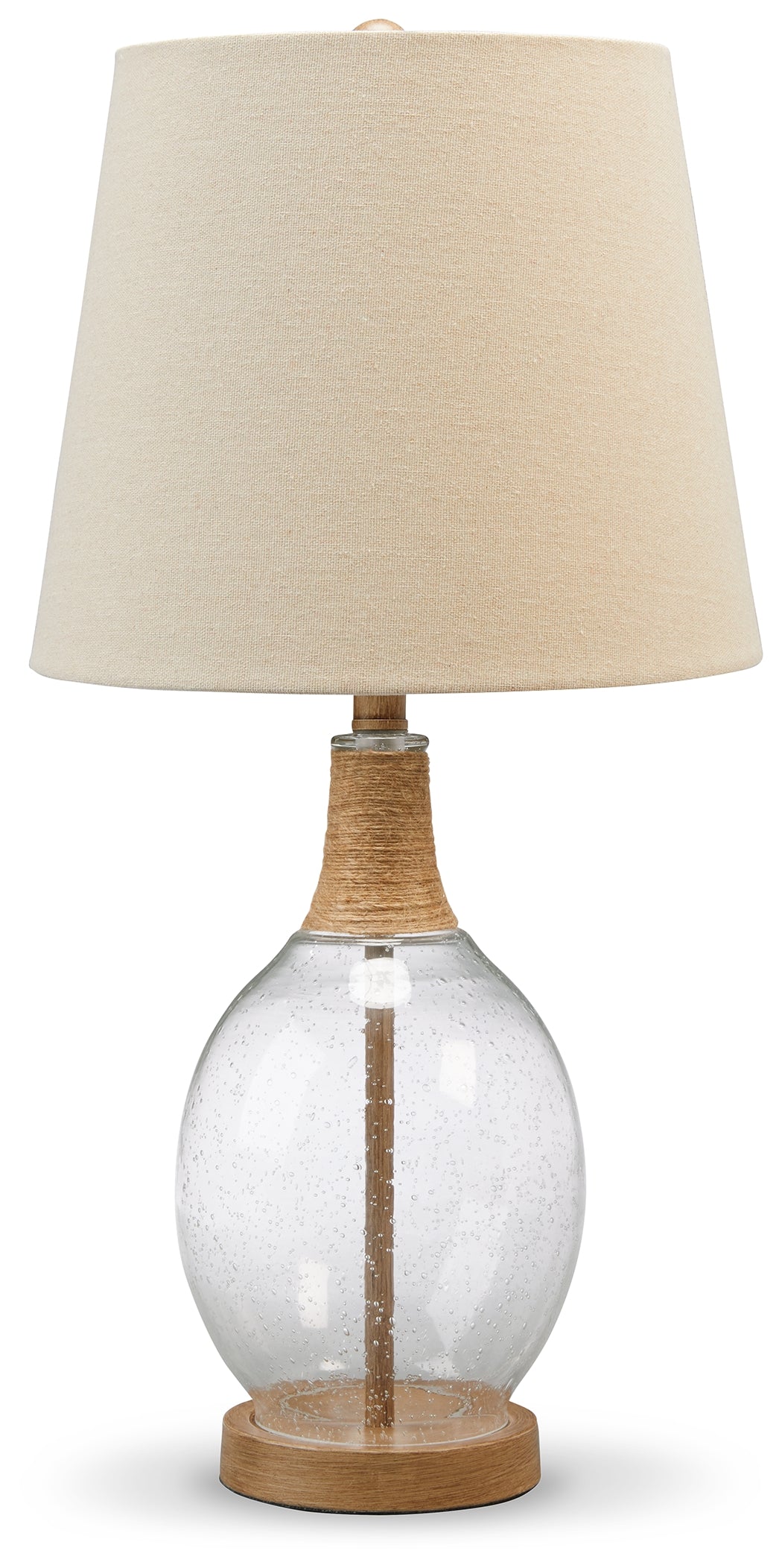 Clayleigh Clear/Brown Table Lamp, Set of 2 - L431564 - Bien Home Furniture &amp; Electronics
