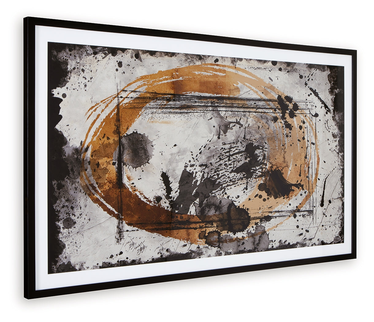 Clefting Black/Caramel/Tan Wall Art - A8000374 - Bien Home Furniture & Electronics