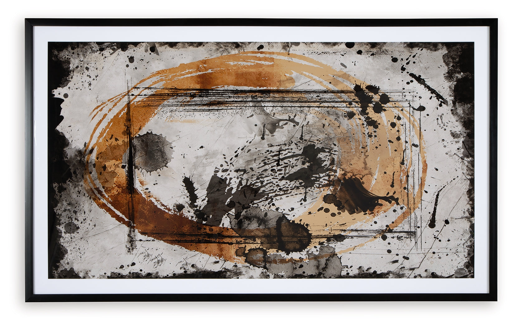 Clefting Black/Caramel/Tan Wall Art - A8000374 - Bien Home Furniture & Electronics