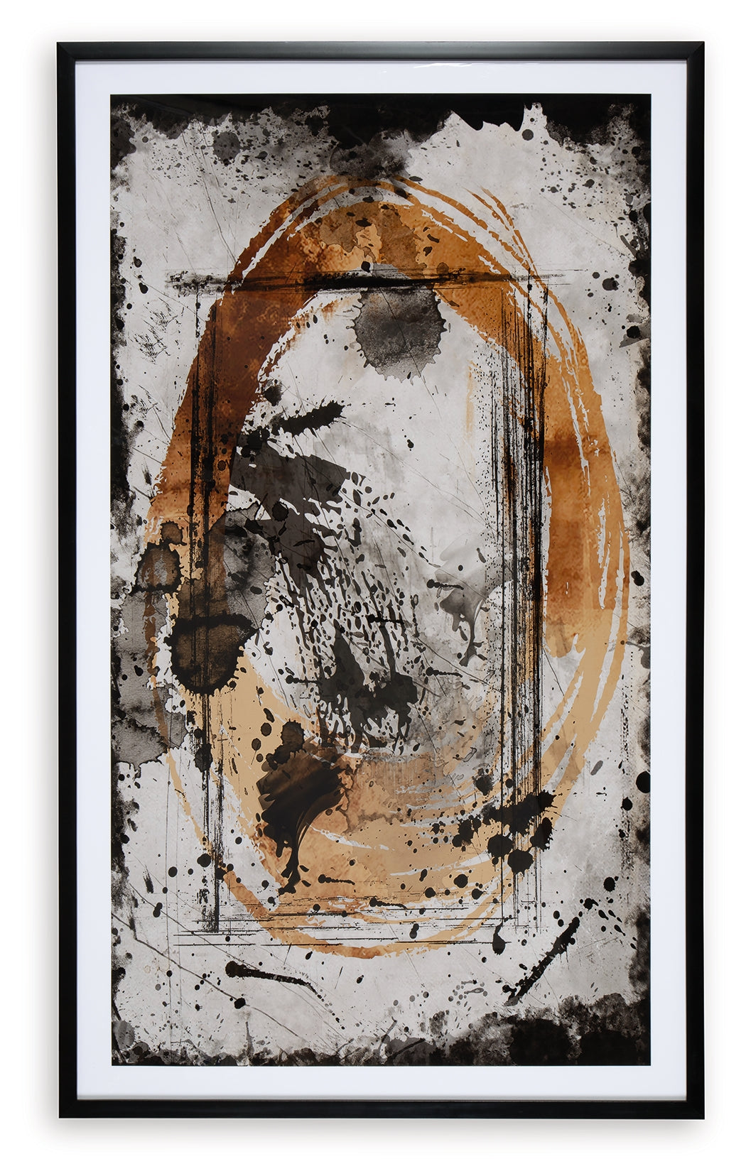 Clefting Black/Caramel/Tan Wall Art - A8000374 - Bien Home Furniture & Electronics