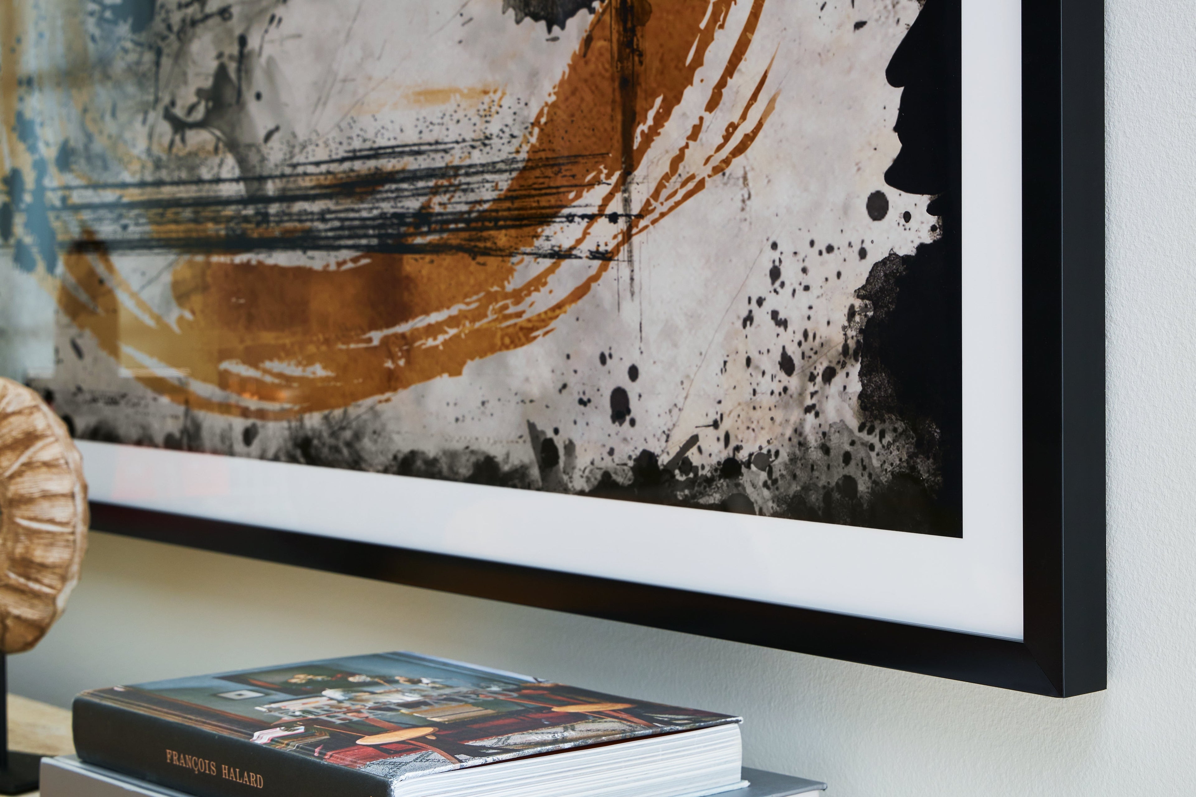 Clefting Black/Caramel/Tan Wall Art - A8000374 - Bien Home Furniture & Electronics