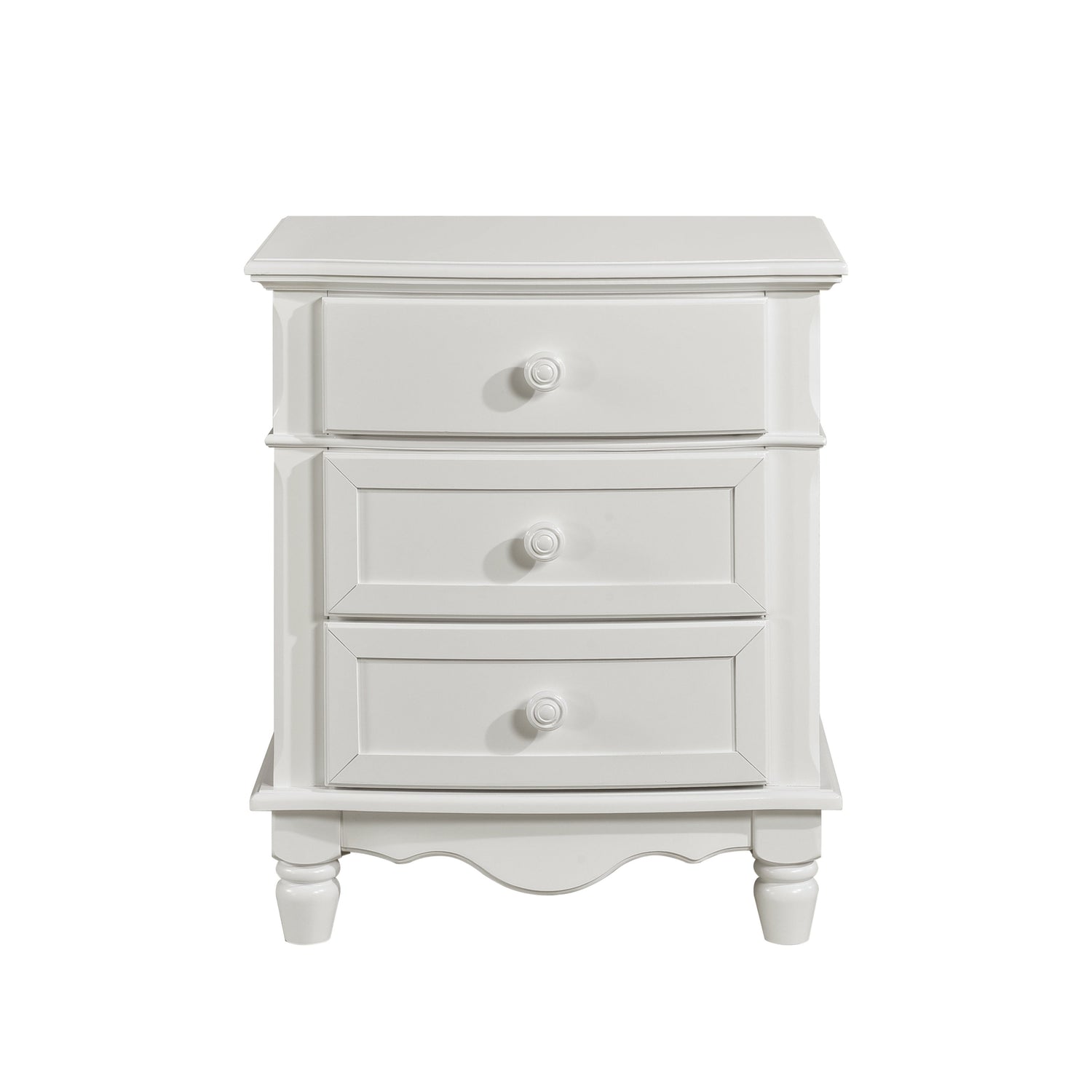 Clementine White Nightstand - B1799-4 - Bien Home Furniture & Electronics