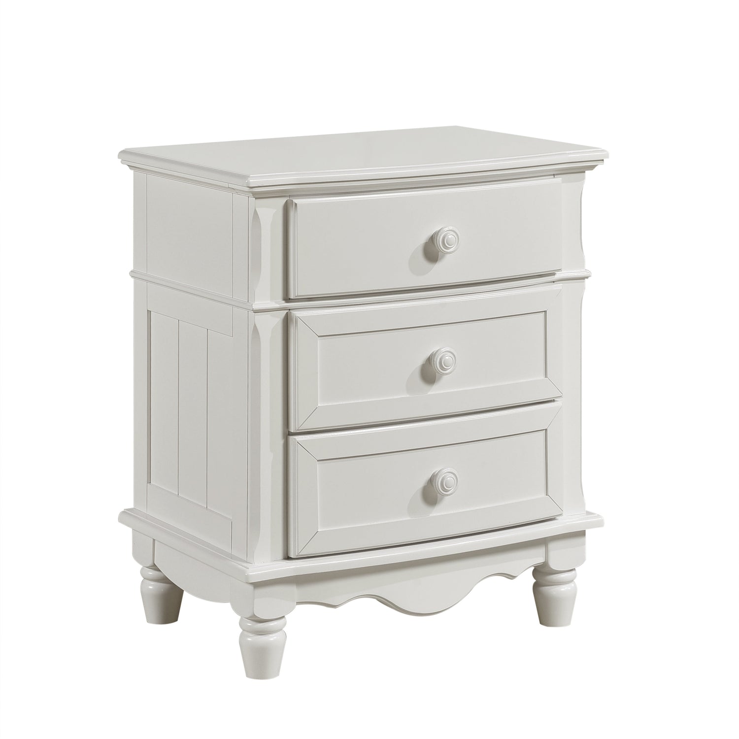 Clementine White Nightstand - B1799-4 - Bien Home Furniture & Electronics