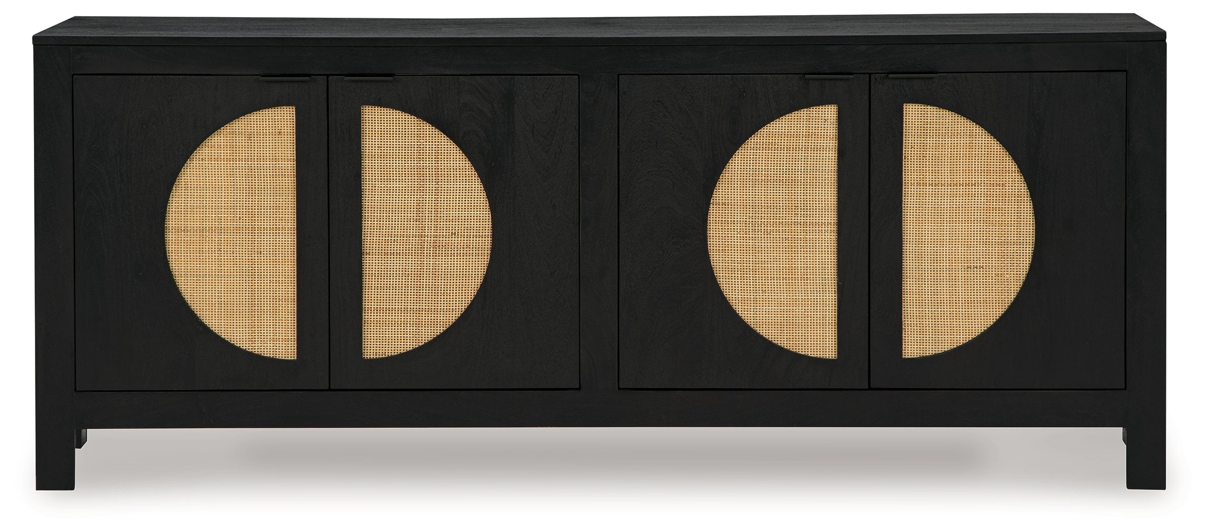 Cliffiings Black/Natural Accent Cabinet - A4000575 - Bien Home Furniture &amp; Electronics