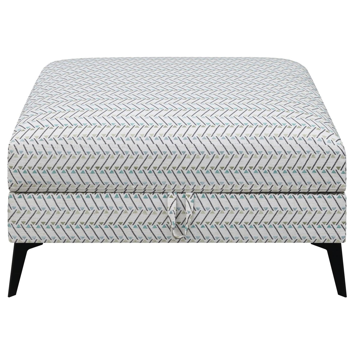 Clint Upholstered Ottoman with Tapered Legs Multi-color - 509807 - Bien Home Furniture & Electronics