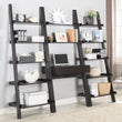 Colella Cappuccino 3-Piece 1-Drawer Ladder Desk Set - 801373-S3 - Bien Home Furniture & Electronics