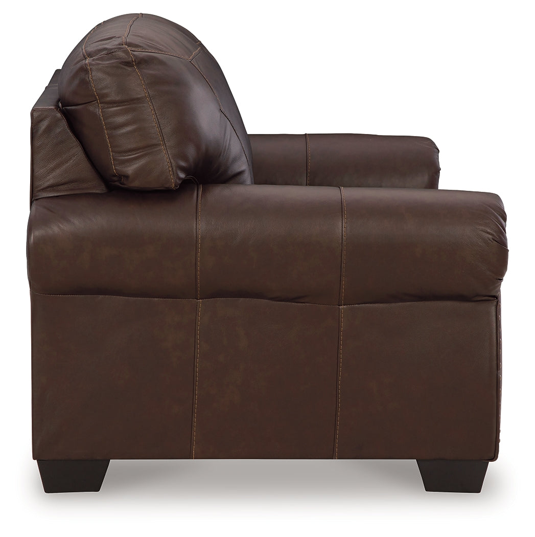 Colleton Dark Brown Loveseat - 5210735 - Bien Home Furniture &amp; Electronics